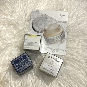 BNIB Sephora Deluxe Sized Anti-Aging Face Cream (Fresh, IT Cosmetics, STURM)